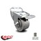 Service Caster 3 Inch Semi Steel Wheel Bolt Hole Caster with Total Lock Brake SCC-BHTTL20S315-SSR - alternate 6